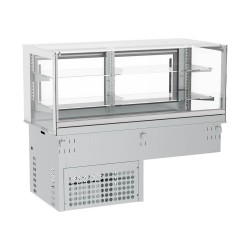 DROP-IN GEKOELDE VITRINE 4 x GN 1/1, L 1455 MM SEEVAV4