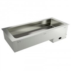 ELEMENT ENCASTRABLE BAIN MARIE 4 x GN 1/1, L 1455 MM SEEBM4