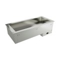 DROP-IN GEVENTILEERDE BAIN MARIE 3 x GN 1/1, L 1135 MM SEEBMV3