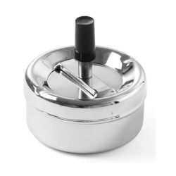 Cendrier avec bouton poussoir