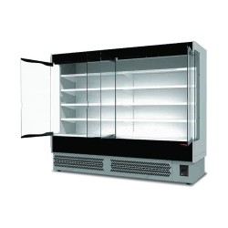 MEUBLE MURAL REFRIGERE AVEC PORTES BATTANTES POUR PRODUITS FRAIS PRE-EMBALLES L 2580 MM LSPD8250HD TECNODOM