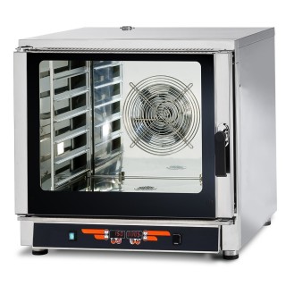 ELECTRISCHE CONVECTIEOVEN MET STOOM - 6 X GN 1/1 OF 600 X 400 MM - DIGITALE BEDIENING WATEC06D TECNODOM