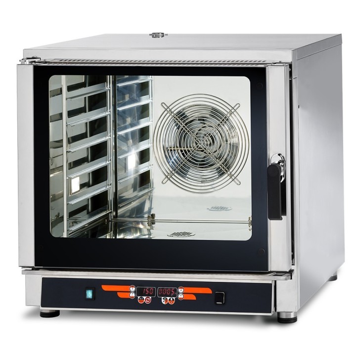 ELECTRISCHE CONVECTIEOVEN MET STOOM - 6 X GN 1/1 OF 600 X 400 MM - DIGITALE BEDIENING WATEC06D TECNODOM
