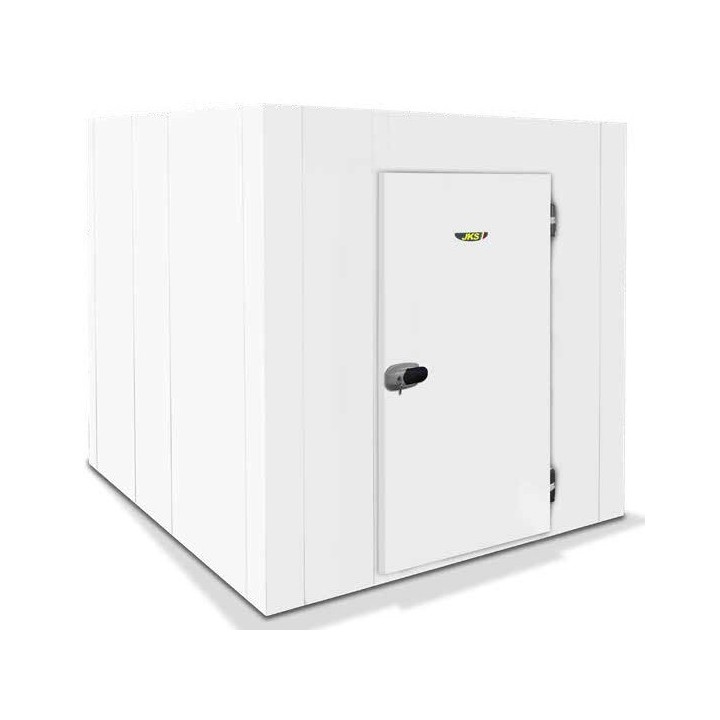 CHAMBRE DE CONGELATION ISO 80 AVEC SOL, DIMENSIONS EXTERIEURES L 1800 X P 2400 X H 2060 MM + 60 MM MCA180x240N JKS