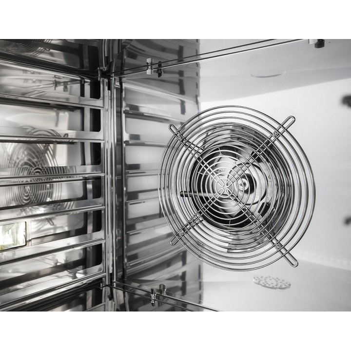 ELECTRISCHE CONVECTIEOVEN MET STOOM - 4 X GN 1/1 OF 600 X 400 MM - DIGITALE BEDIENING WATEC04D TECNODOM