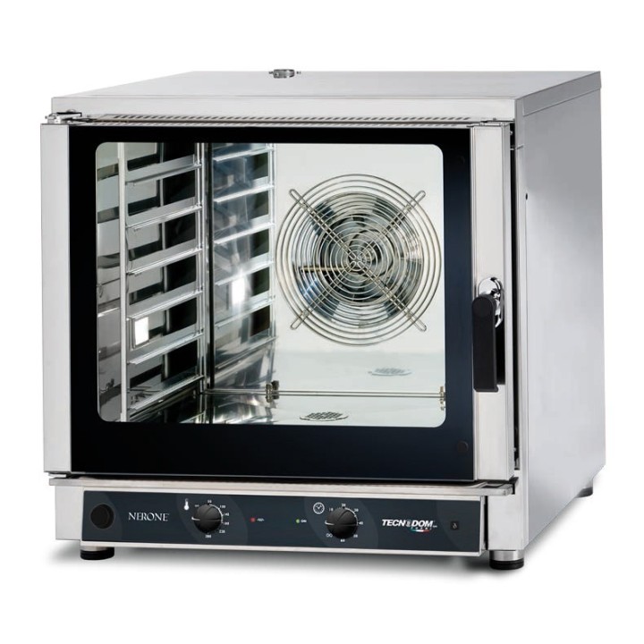 ELECTRISCHE CONVECTIEOVEN MET STOOM - 6 X GN 1/1 OF 600 X 400 MM - MECANISCHE BEDIENING WATEC06M TECNODOM