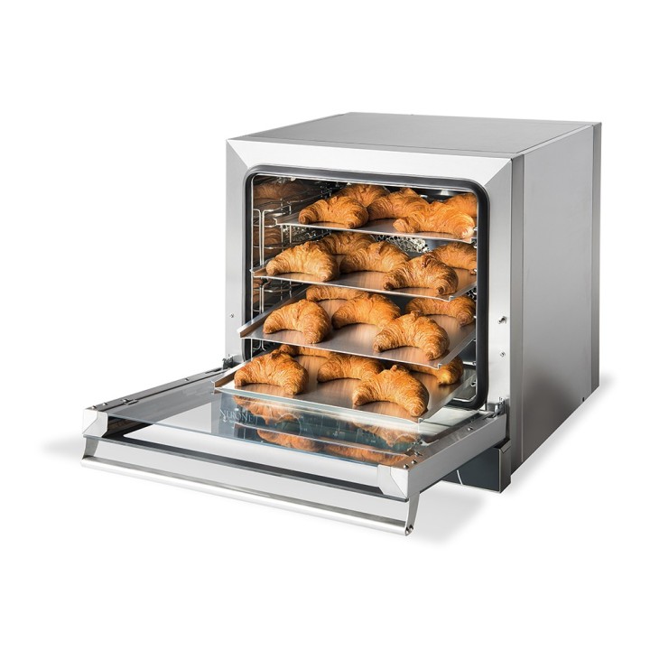 FOUR A CONVECTION ELECTRIQUE AVEC GRILL - 4 X 435 X 350 MM - COMMANDES MECANIQUES WATEC59RG TECNODOM