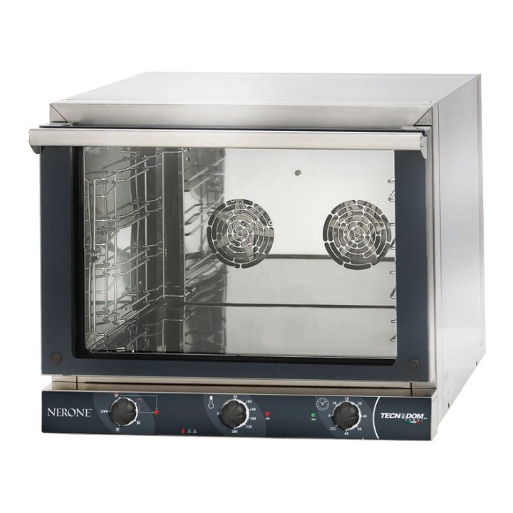 FOUR A CONVECTION ELECTRIQUE AVEC GRILL - 4 X GN 1/1 - COMMANDES MECANIQUES WATEC81RG TECNODOM