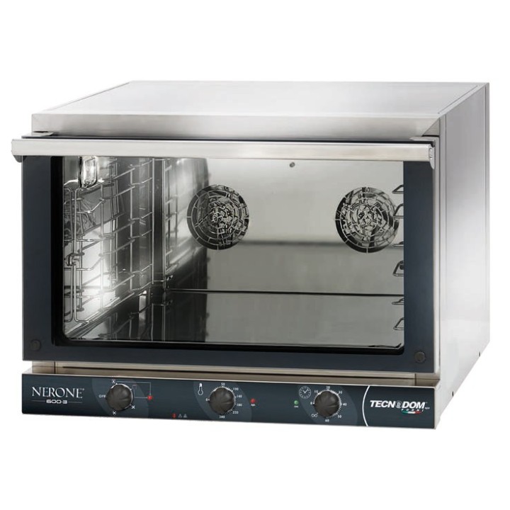 ELECTRISCHE CONVECTIEOVEN MET GRILL - 3 X EN 600 X 400 - MECANISCHE BEDIENING WATEC96RG TECNODOM