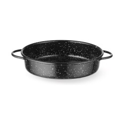 Plat de cuisson, émaillé
