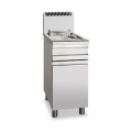 FRITEUSE GAZ 1 x 14 L SUR ARMOIRE FERMEE REGF15S MBM