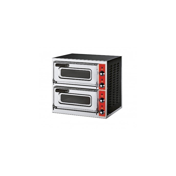 FOUR A PIZZA ELECTRIQUE PROFESSIONNEL COMPACT, 2 X PIZZA Ø 400 MM VEMICRO2V GGF