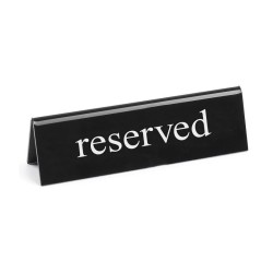 Chevalet de table réservé