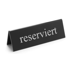 Chevalet de table réservé