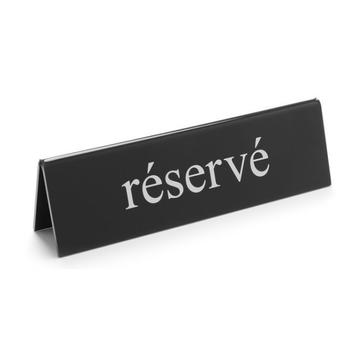 Chevalet de table réservé