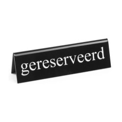 Chevalet de table réservé