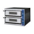 PROFESSIONELE ELECTRISCHE PIZZA OVEN, 2 X 6 PIZZA Ø 360 MM, MECHANISCHE BEDIENING, TRIFASE VE66X GGF
