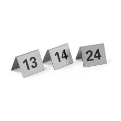 Chevalets de table numérotés