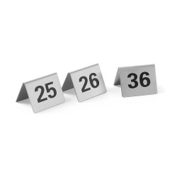 Chevalets de table numérotés