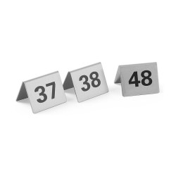 Chevalets de table numérotés