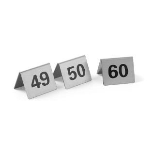 Chevalets de table numérotés