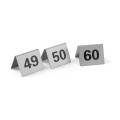 Chevalets de table numérotés