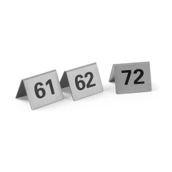 Chevalets de table numérotés