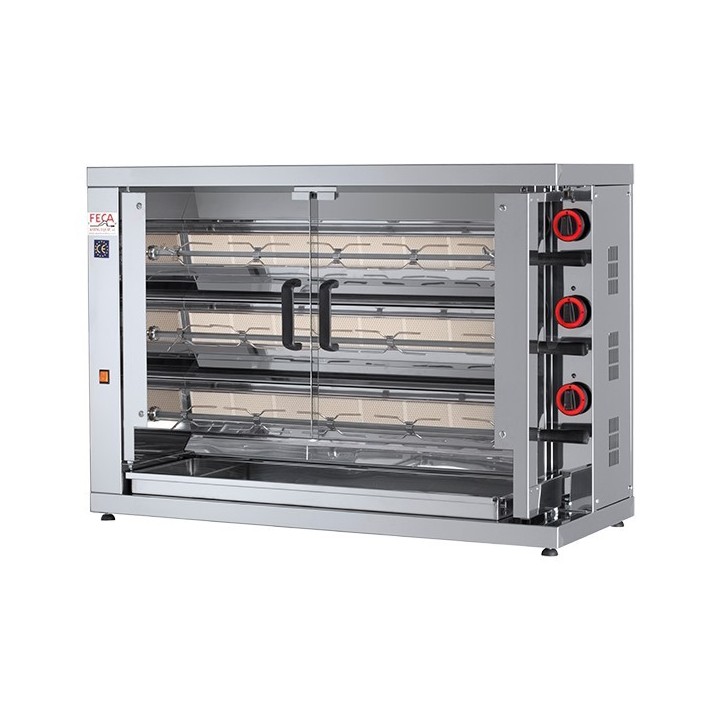 GAS KIPPENSPIT, 3 SPITTEN, MAX 12 KIPPEN ROTG12EKO FECA