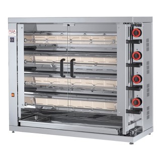 GAS KIPPENSPIT, 4 SPITTEN, MAX 16 KIPPEN ROTG16EKO FECA