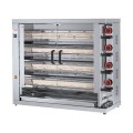 ROTISSOIRE A POULETS GAZ, 4 BROCHES, MAX 16 POULETS ROTG16EKO FECA