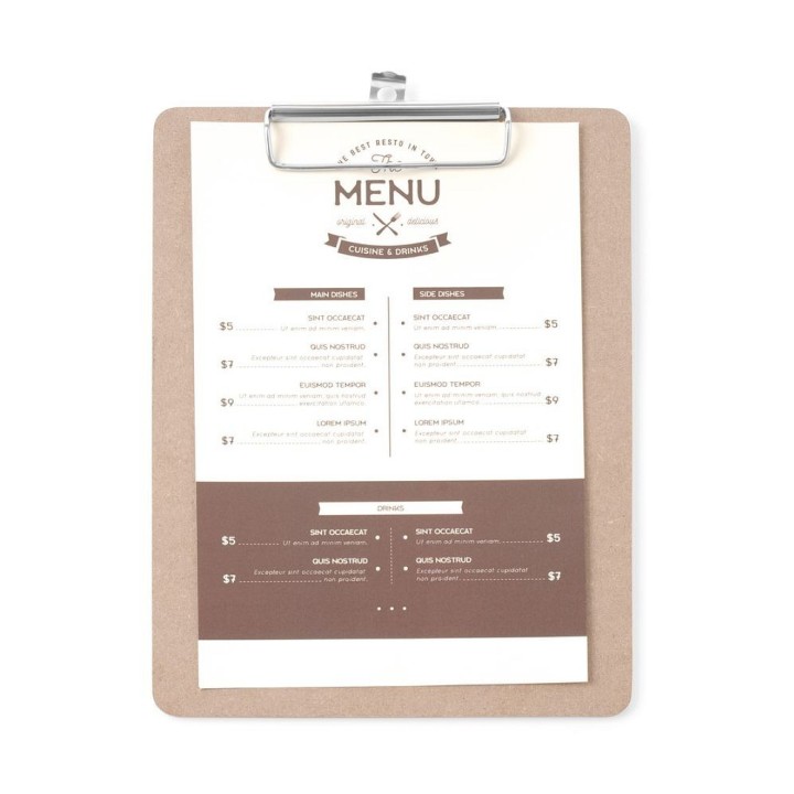 Protège-menu clipboard