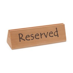 Chevalet de table réservé