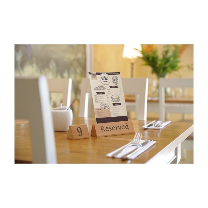 Chevalet de table réservé