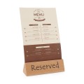 Chevalet de table réservé