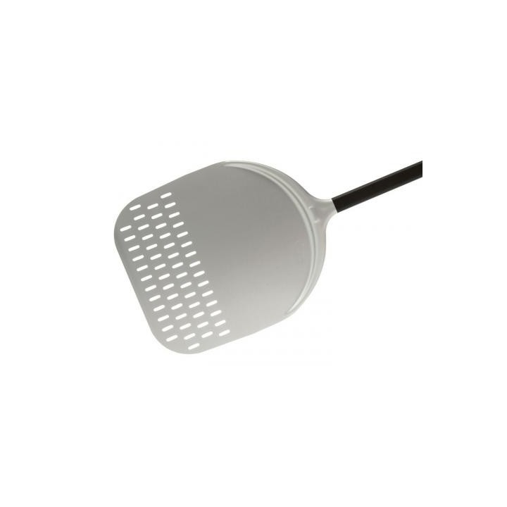 PELLE RECTANGULAIRE ALUMINIUM PERFOREE 370 x 360 AVEC MANCHE 1500 MM VEALICE37P