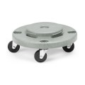 Trolley pour poubelle ronde