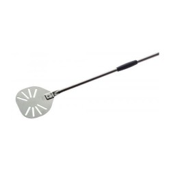 RONDE GEPERFOREERDE RVS SCHEP Ø 230 MM MET STEEL 1500 MM VEALICE23P