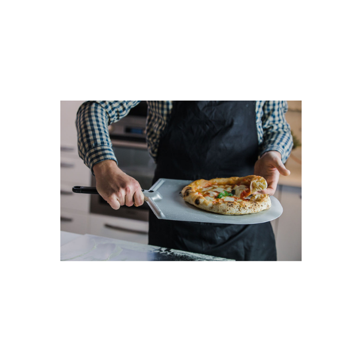 PELLE RECTANGULAIRE ALUMINIUM 330 x 300 AVEC MANCHE 250 MM VEALICE33C