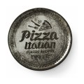 Assiette à pizza Recipe Collection Noir