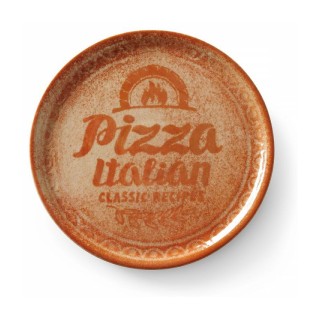 Assiette à pizza Recipe Collection Terracotta