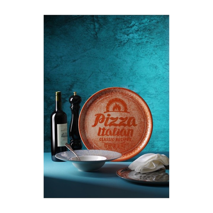 Assiette à pizza Recipe Collection Terracotta