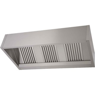 HOTTE RECTANGULAIRE MURALE SANS MOTEUR P 1100 MM, L 3000 MM JHMR300/11