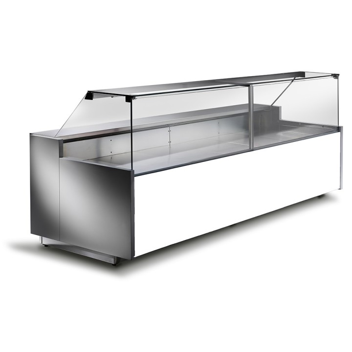 COMPTOIR VITRINE REFRIGERE VENTILE (900 MM), VITRES DROITES, L 1040 MM FM0810VD TECNODOM