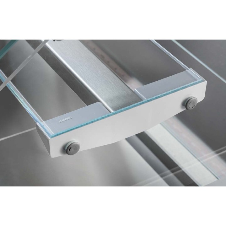 GEVENTILEERDE GEKOELDE TOONBANK (D 900 MM), RECHTE RUITEN, L 1040 MM FM0810VD TECNODOM