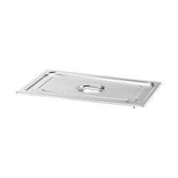 Couvercle pour bacs GN avec bord en silicone