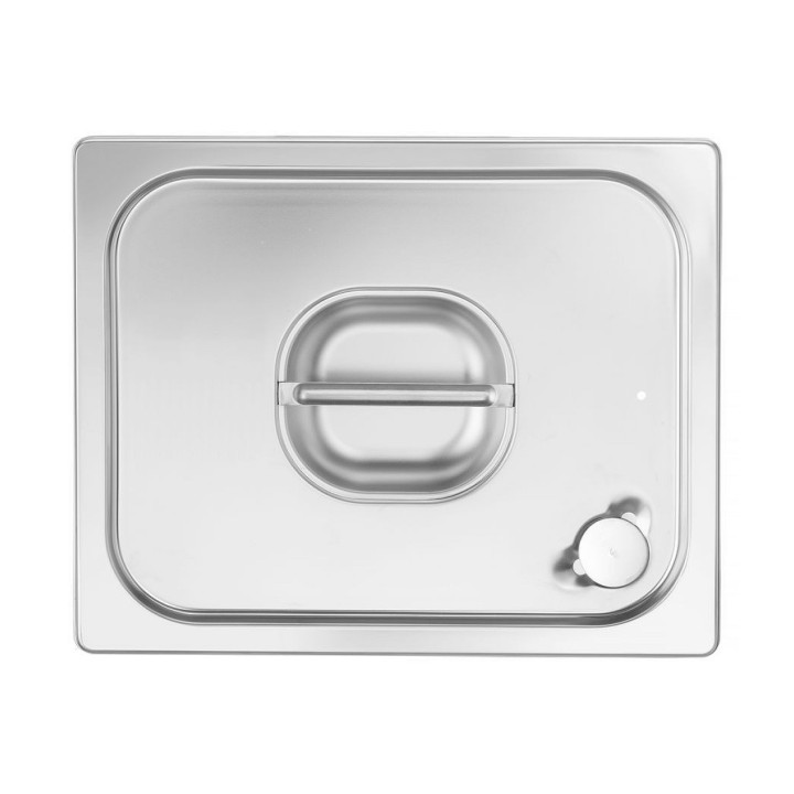 Couvercle pour bacs GN avec bord en silicone