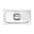 Couvercle pour bacs GN avec bord en silicone