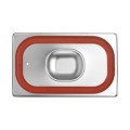 Couvercle pour bacs GN avec bord en silicone