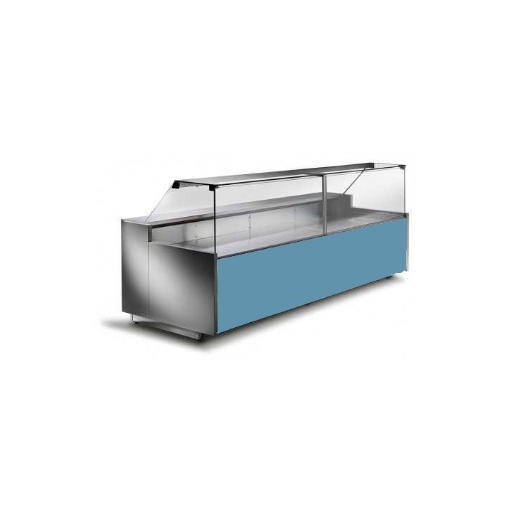 COMPTOIR VITRINE REFRIGERE VENTILE (900 MM), VITRES DROITES, L 1040 MM FM0810VD TECNODOM