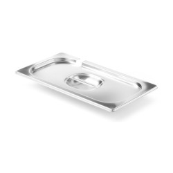 Couvercle pour bac GN avec encoche louche